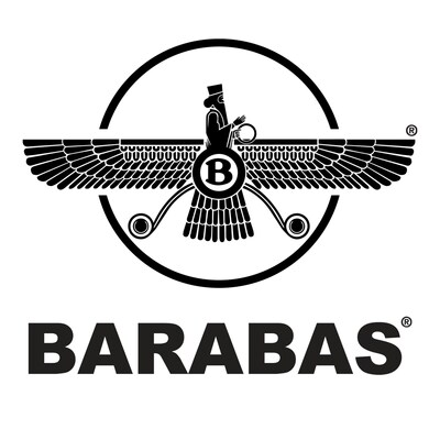 Logo of BARABAS, the independent Los Angeles menswear brand behind the suits worn at the World Cup Final. www.barabasmen.com Logo of BARABAS, the independent Los Angeles menswear brand behind the suits worn at the World Cup Final. www.barabasmen.com